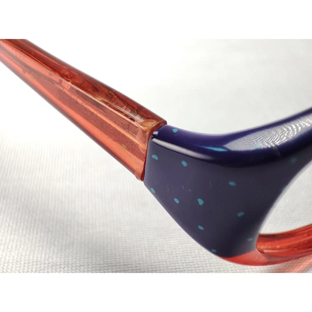 Ronit Furst 2321 Eyeglass Frames Handpainted Multicolor Oval Full Rim 53-18-135